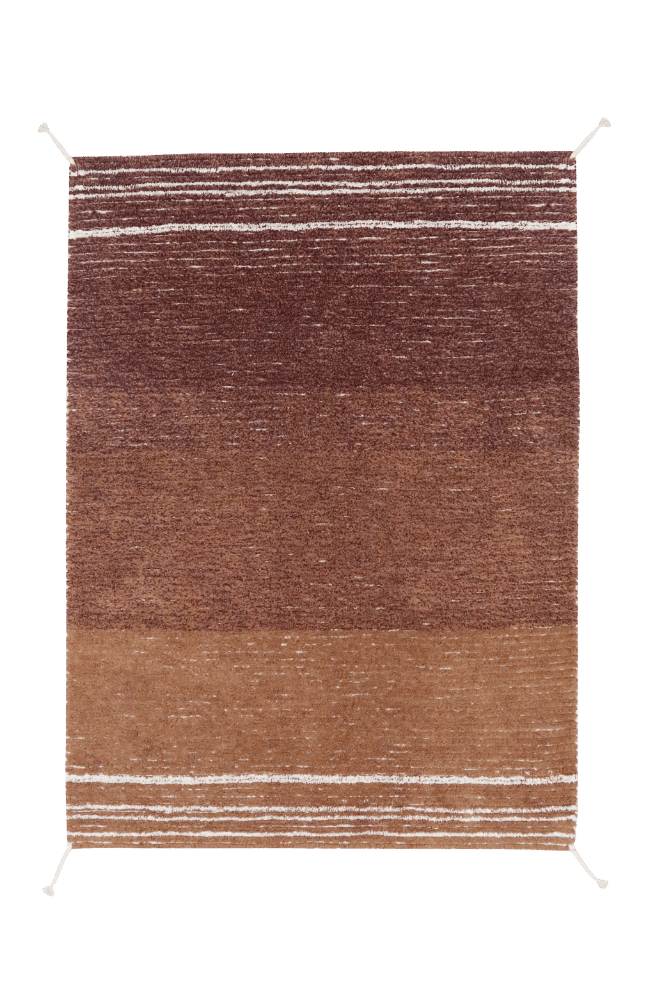 Alfombra Lavable Reversible Twin Toffee