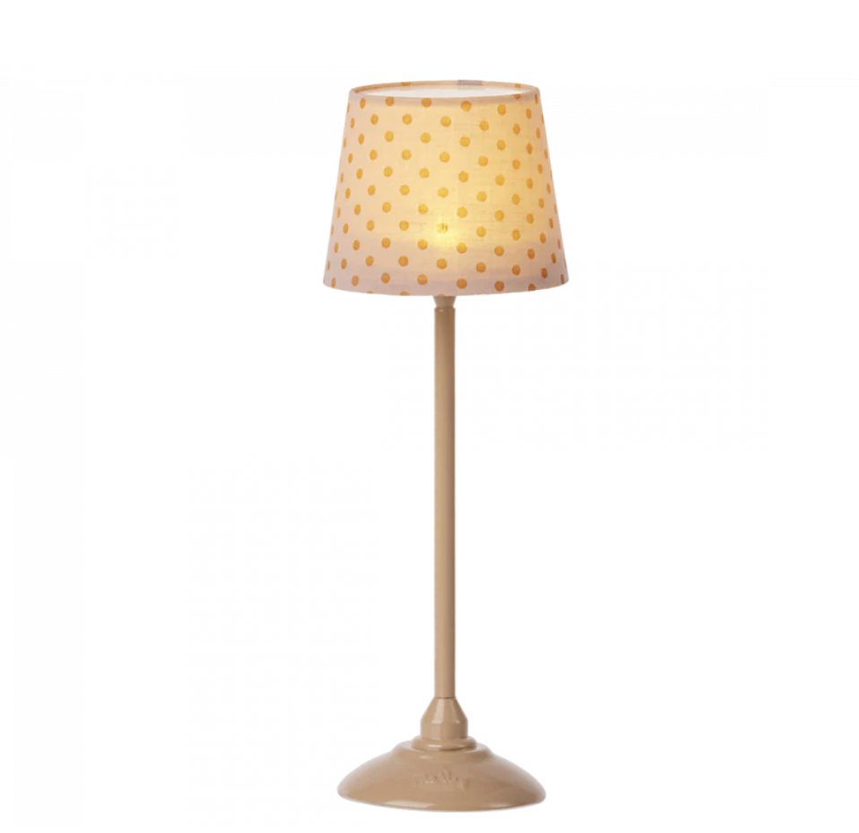 Maileg Miniature Floor Lamp - Dark Powder