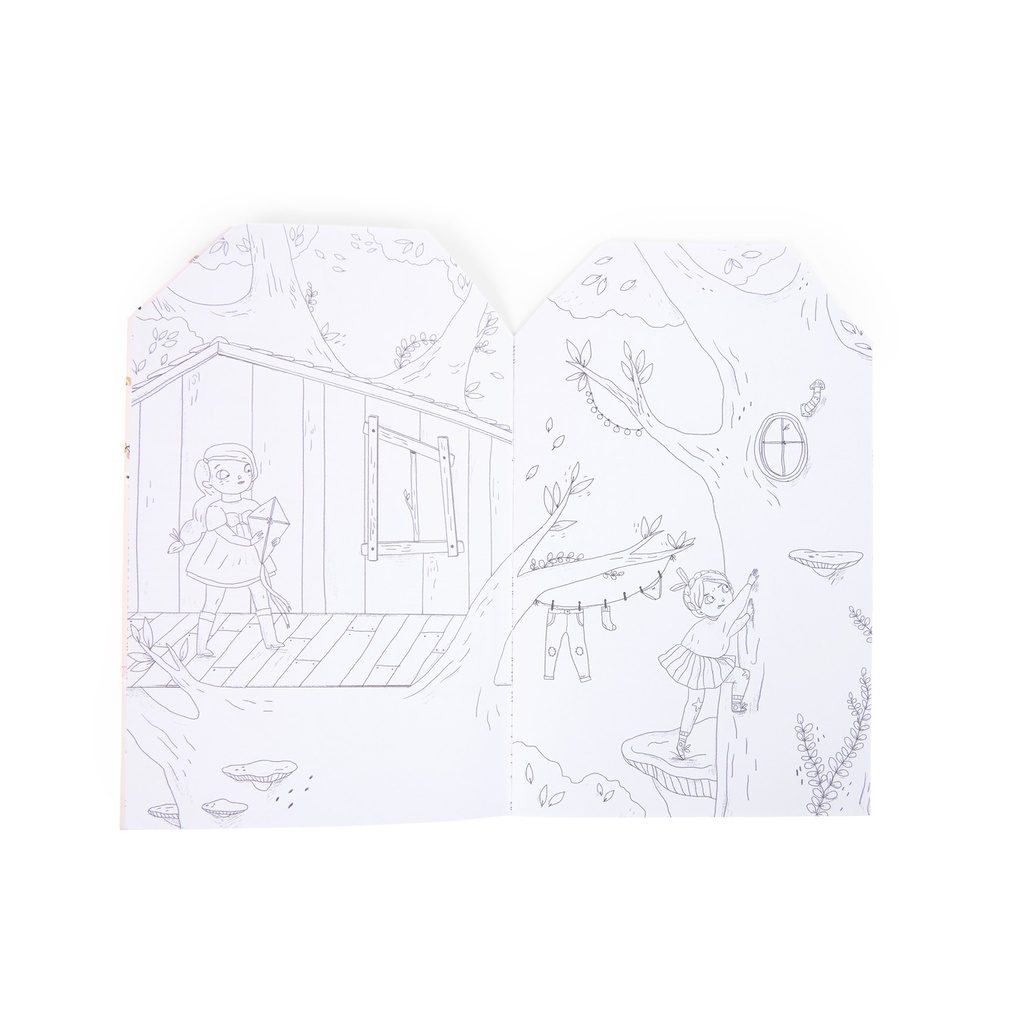 Colouring Book &amp; Stickers - Les Parisiennes (6)