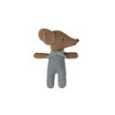 Maileg Sleepy Wakey, Baby Mouse - Blue