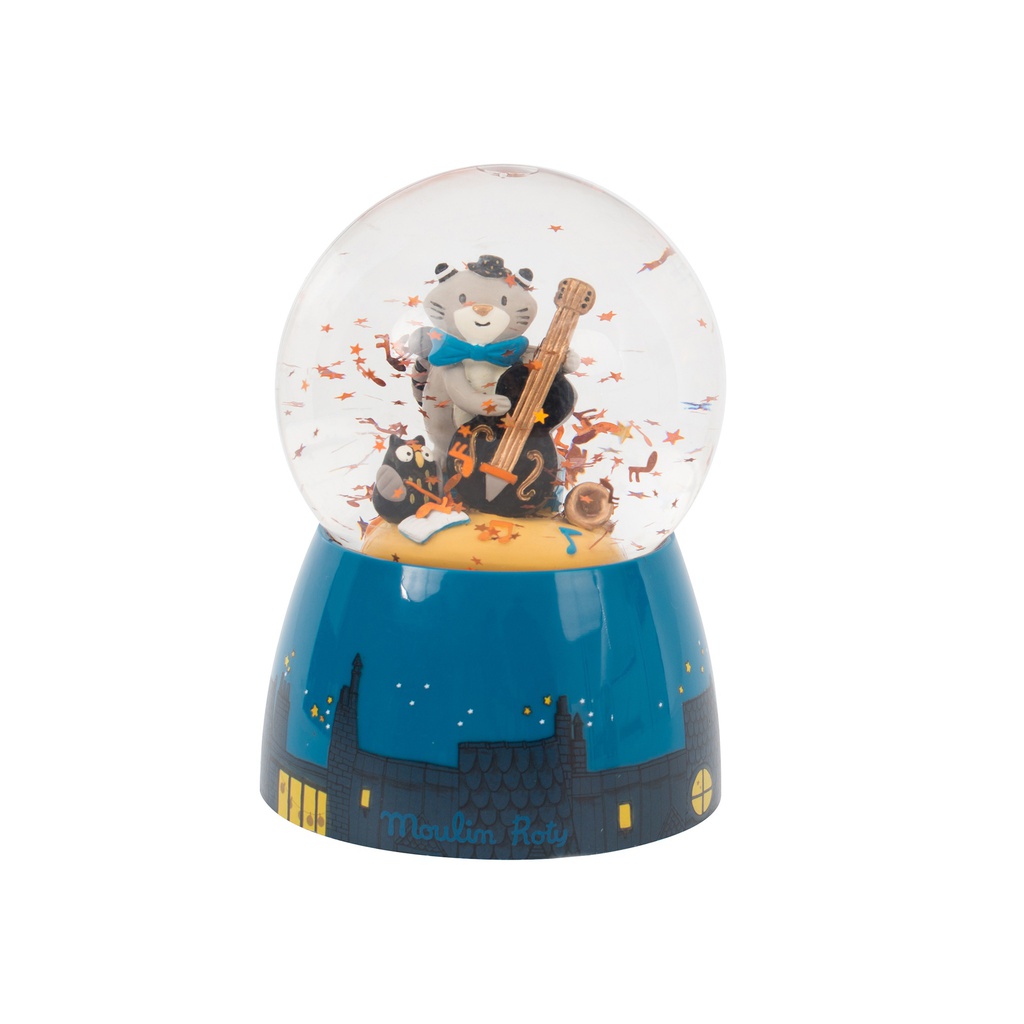 Musical Snow Globe - Les Moustaches