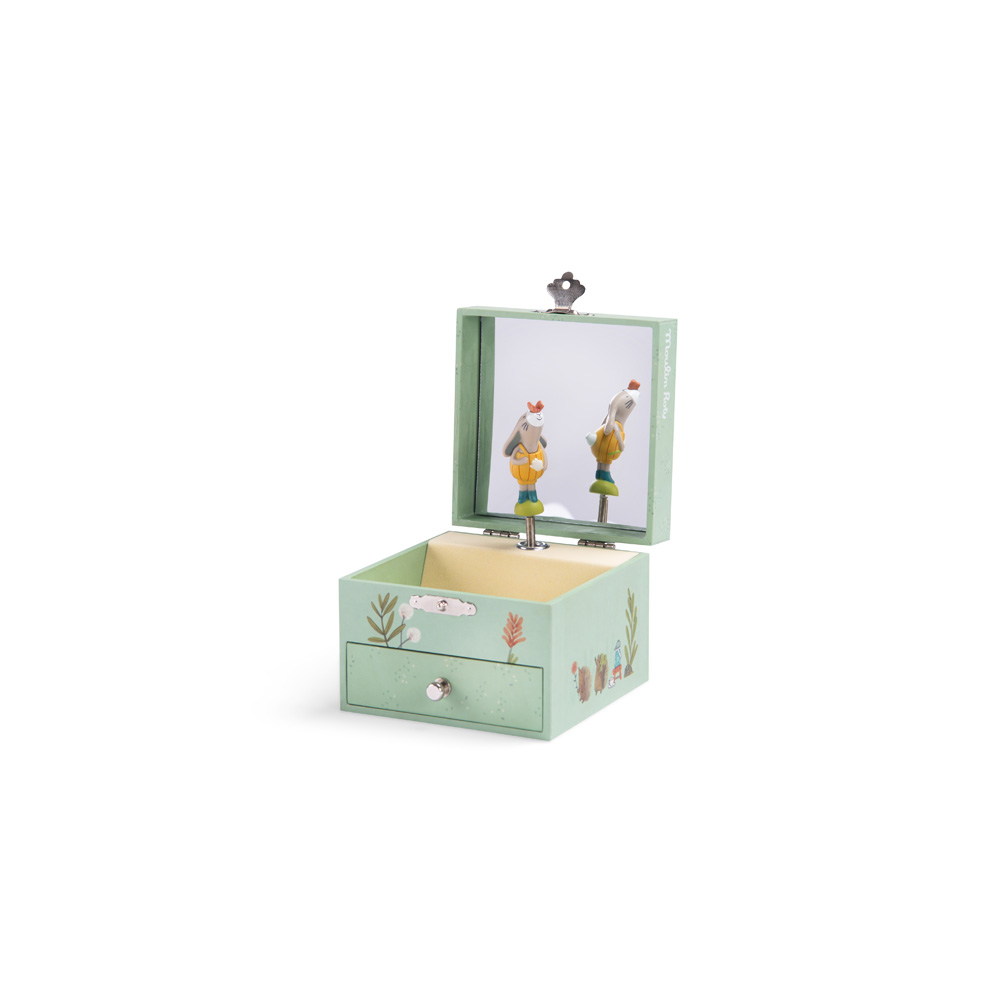 Musical Jewellery Box - Trois Petits Lapins