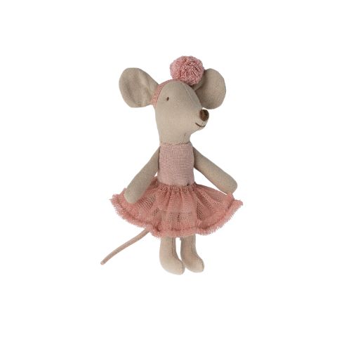 Maileg Ballerina Mouse Little Sister -Rose