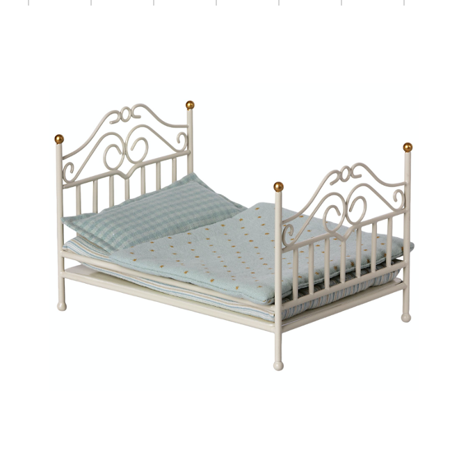 Maileg Vintage Bed Micro - Off White
