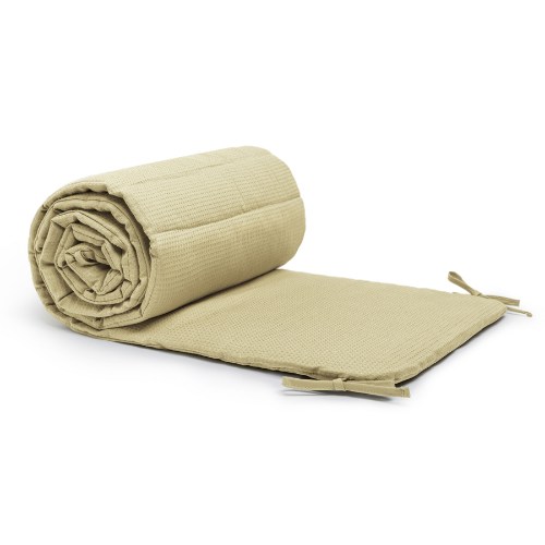 Protector de Cuna Algodón Nest - Honeycomb Green Tea