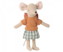 Tricycle Mouse Big Sister with Bag - Old Rose