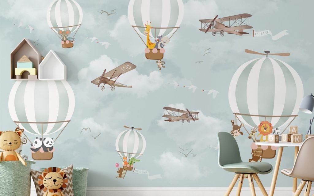 Papel Tapiz Globos (M2)