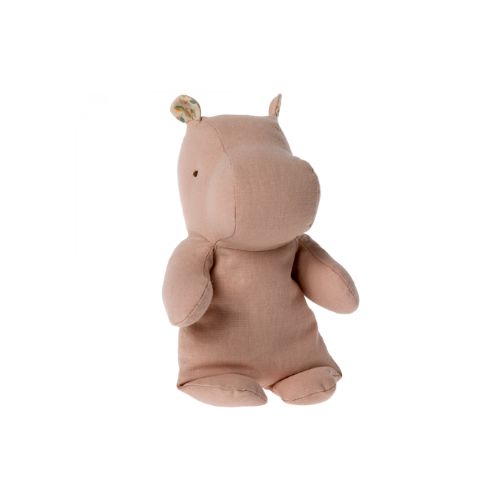 Maileg Safari Friends Small Hippo - Soft Rose