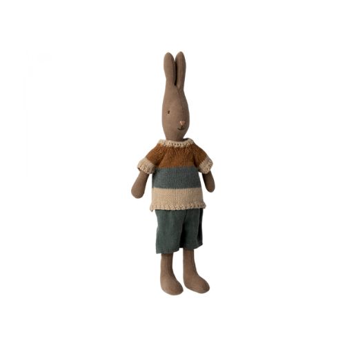 Maileg Rabbit Size 2 Brown - Shirt And Shorts