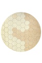 Alfombra Lavable Honeycomb - Golden