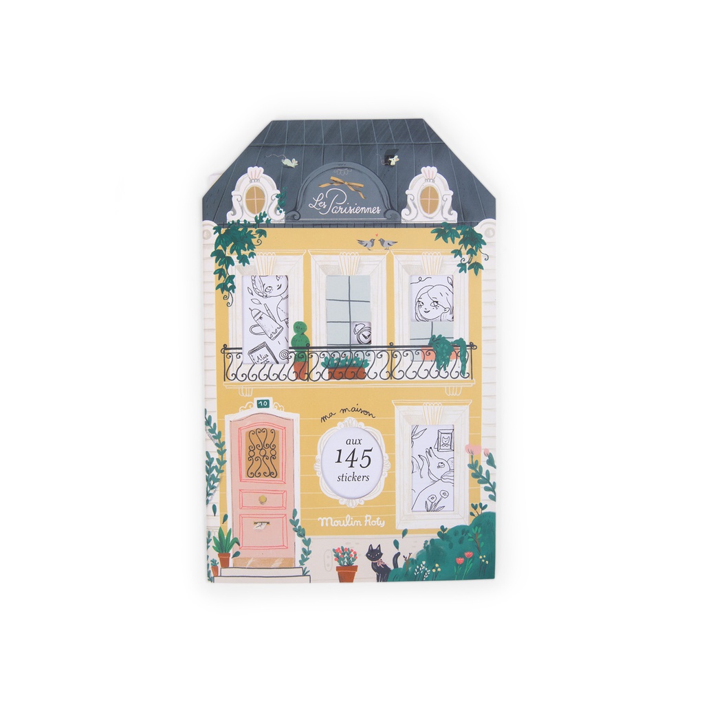 Colouring Book &amp; Stickers - Les Parisiennes