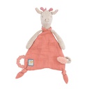 Giraffe Doudou with Soother Holder - Sous mon Baobab