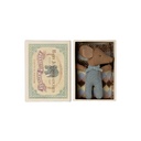 Maileg Sleepy Wakey Baby Mouse - Blue