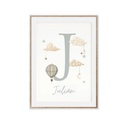 Cuadro Globo Letra - Personalizable