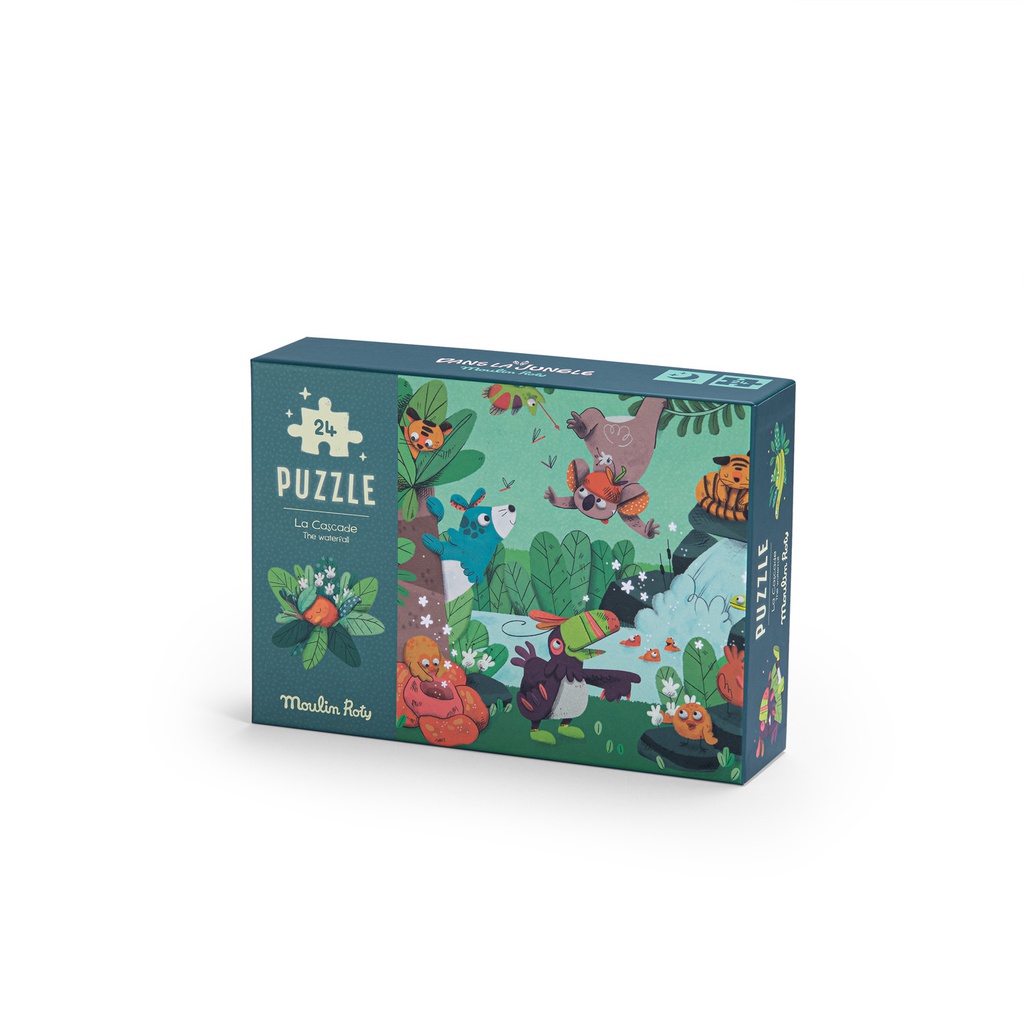 The Waterfall Glow-in-the-Dark Puzzle Dans la Jungle