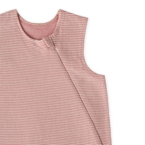 Pehr Sleep Bag Sailor Stripe Front Zipper 1.0 TOG - Tea Rose