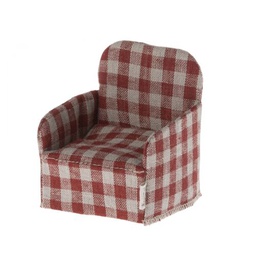 [P-400] Maileg Chair Mouse Red