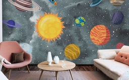 Papel Tapiz  - Espacio Planetas (M2)