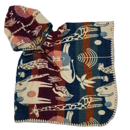 [P-200] Poncho Animalitos Moderno