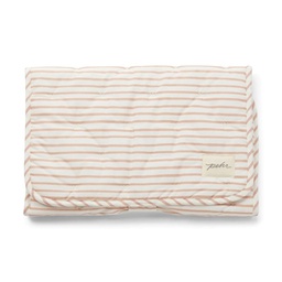 [P-962] Striped On the Go Portable Changing Pad - Rose Pink