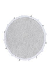 [P-1133] Alfombra Lavable Bubbly Gris Claro